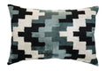 Canvello Decorative Gray Throw Pillow Down Filled - 16x24 in-0