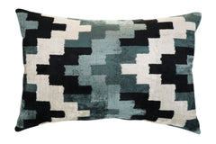 Canvello Decorative Gray Throw Pillow Down Filled - 16x24 in-0