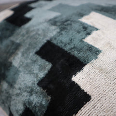 Canvello Decorative Gray Throw Pillow Down Filled - 16x24 in-3