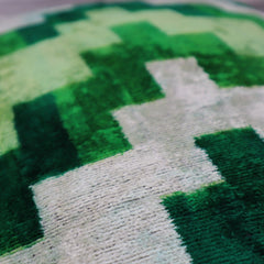 Canvello Decorative Green Throw Pillow Down Filled - 16x24 in