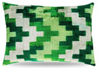Canvello Decorative Green Throw Pillow Down Filled - 16x24 in
