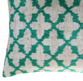Canvello Decorative Green Throw Pillow Down Filled - 16x24 in