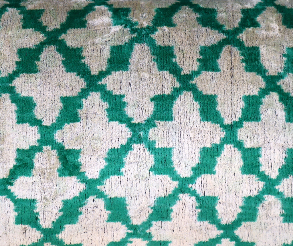Canvello Decorative Green Throw Pillow Down Filled - 16x24 in