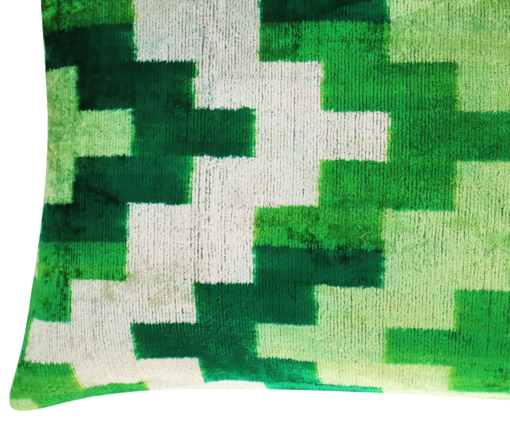 Canvello Decorative Green Throw Pillow Down Filled - 16x24 in