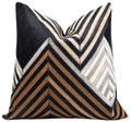 Genuine Cowhide Leather Decortive Throw Pillows with Down Insert