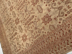 Canvello Gold Color Fine Hand Knotted Bakhshayesh Rug 10' X 12'