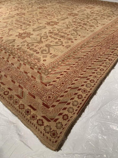 Canvello Gold Color Fine Hand Knotted Bakhshayesh Rug 10' X 12'