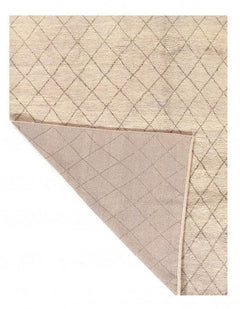 Canvello Gray color hand knotted Moroccon 6'3'' X 9'