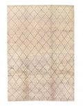 Canvello Gray color hand knotted Moroccon 6'3'' X 9'