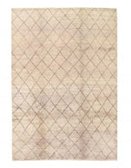 Canvello Gray color hand knotted Moroccon 6'3'' X 9'
