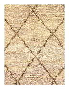 Canvello Gray color hand knotted Moroccon 6'3'' X 9'