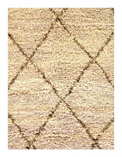 Canvello Gray color hand knotted Moroccon 6'3'' X 9'