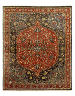Canvello Gray Fine Mamluk Design Rug - 8' x 10'