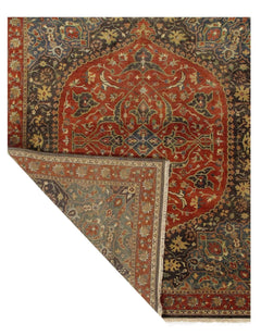 Canvello Gray Fine Mamluk Design Rug - 8' x 10'