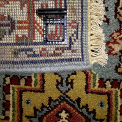Canvello Hand Made Traditional Medallion Indo Heriz Rug - 4'1'' X 6'0''