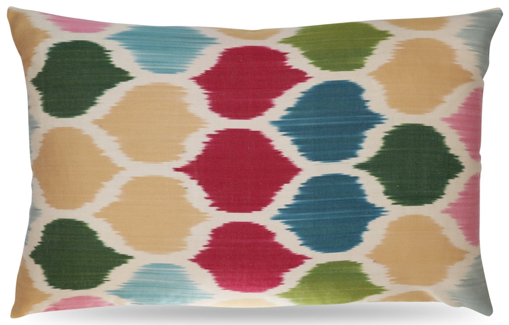 Canvello Handmade Silk Decorative Throw Pillow with Down Filled Insert