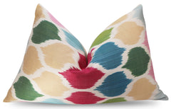 Canvello Handmade Silk Decorative Throw Pillow with Down Filled Insert