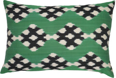 Canvello Handmade Silk Decorative Throw Pillow with Down Filled Insert