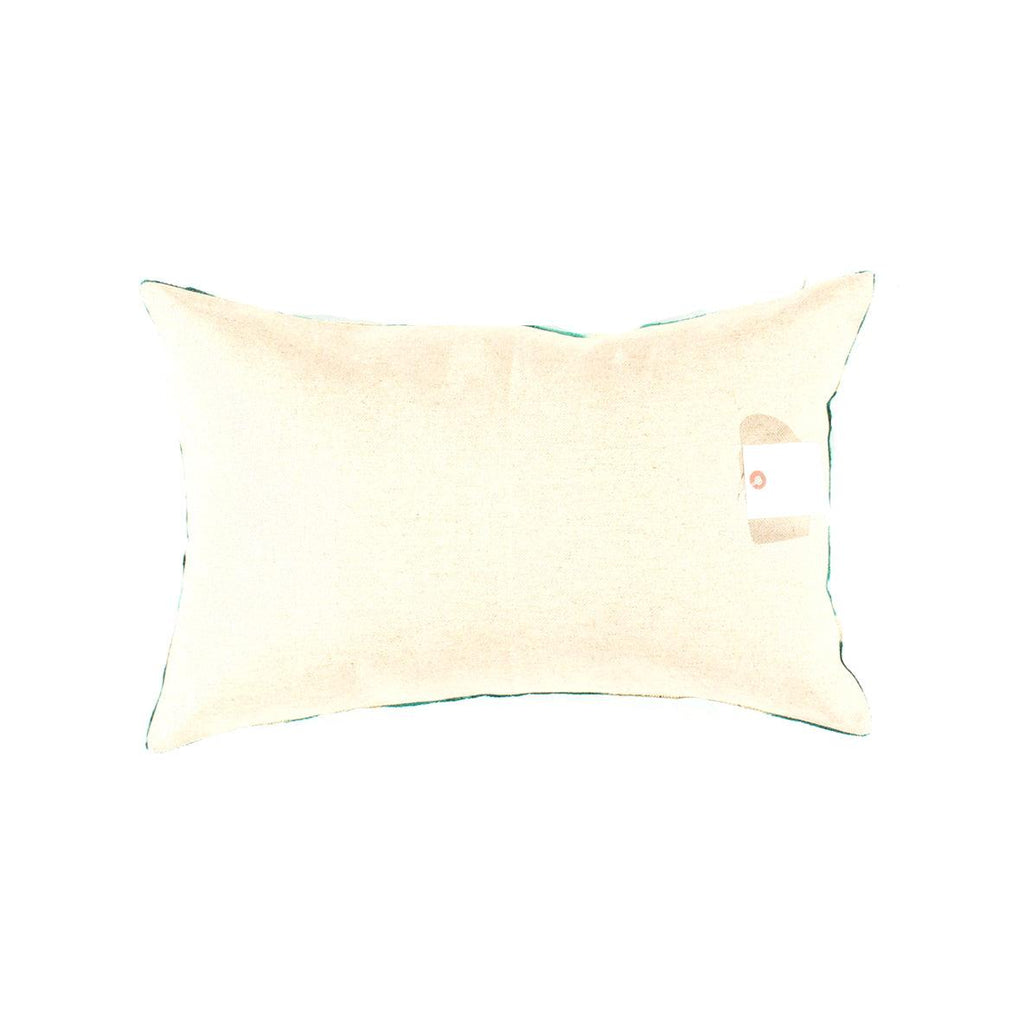 Canvello Handmade Turkish Silk Velvet Ikat pillow - 16"x24"