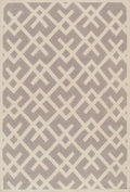 Canvello Kilim Flat Weave Lamb's Wool Area Rug- 4' X 6'