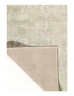 Canvello Light Green color Hand knotted Modern Rug 3' X 5'