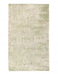 Canvello Light Green color Hand knotted Modern Rug 3' X 5'
