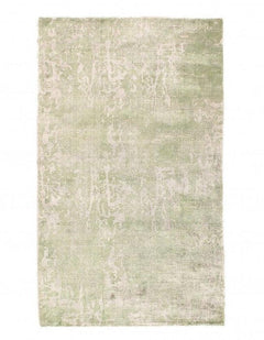 Canvello Light Green color Hand knotted Modern Rug 3' X 5'