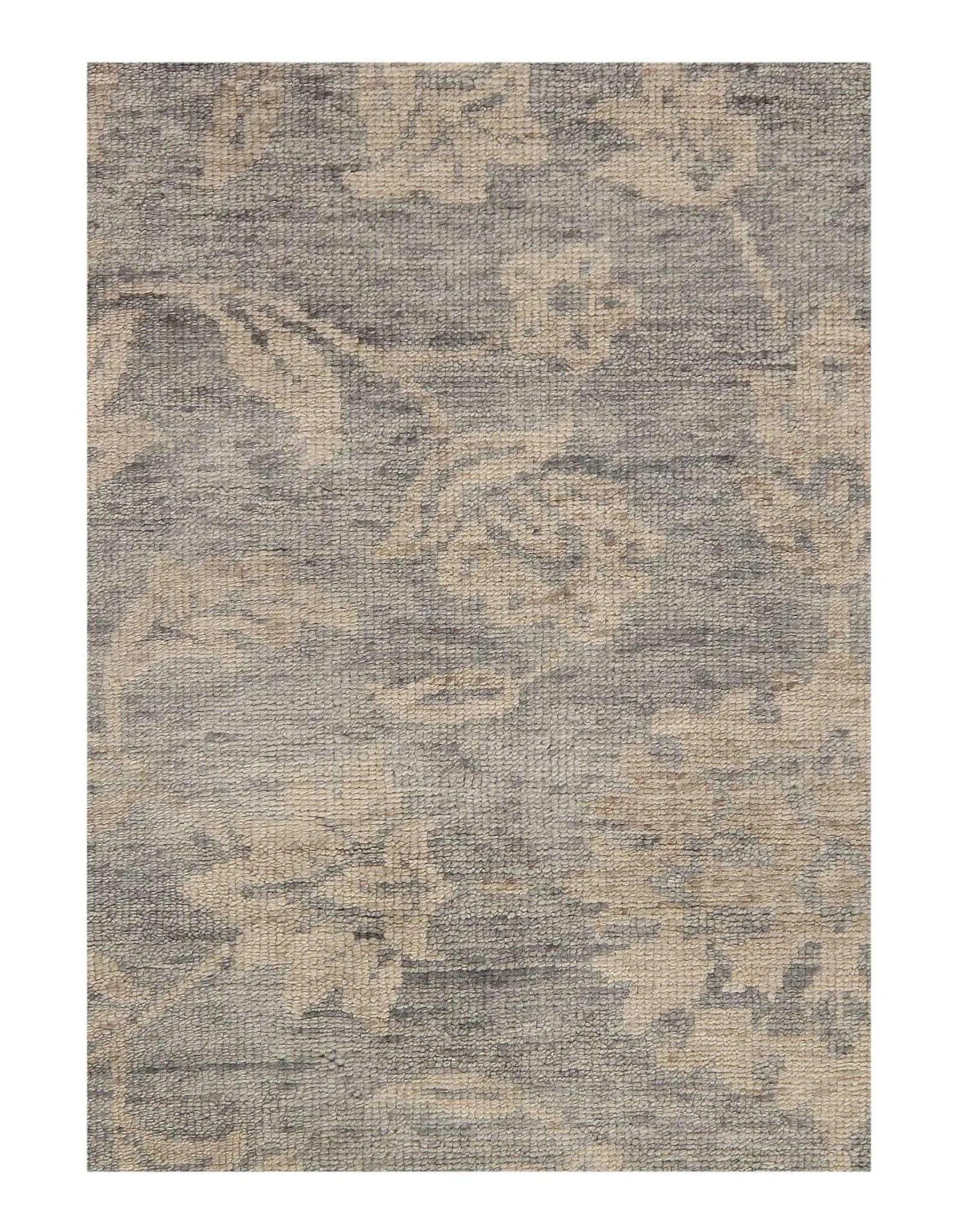 Canvello Light Green Fine Oushak Rug - 8' X 10'