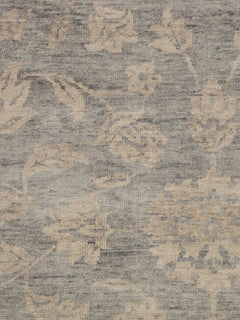 Canvello Light Green Fine Oushak Rug - 8' X 10'