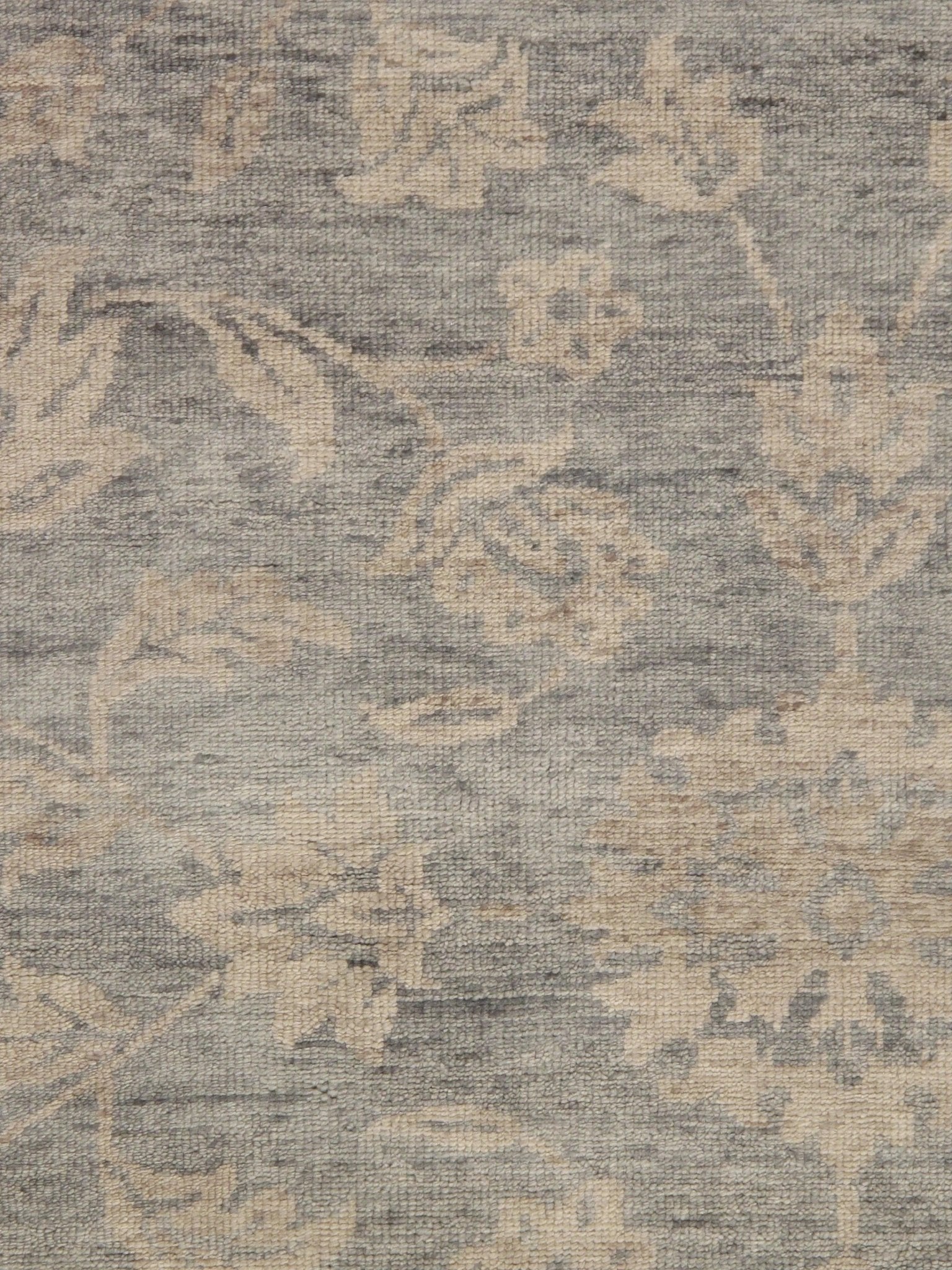 Canvello Light Green Fine Oushak Rug - 8' X 10'