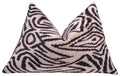 Canvello Luxury Black And Ivory Throw Pillows - 16x24