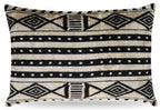 Canvello Luxury Decorative Black & White Throw Pillow | 16 x 24 in (40 x 60 cm)