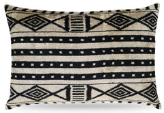 Canvello Luxury Decorative Black & White Throw Pillow | 16 x 24 in (40 x 60 cm)
