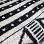 Canvello Luxury Decorative Black & White Throw Pillow | 16 x 24 in (40 x 60 cm)