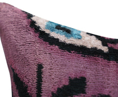 Canvello Luxury Pink Purple Evil Eye Pillow for Couch - 16x16 inch