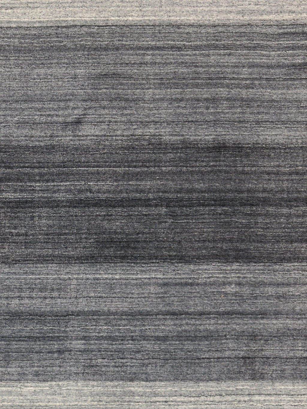 Canvello Modern Hand-Loomed Silk & Wool Charcoal Area Rug- 8'9" X 11'9"