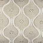 Canvello Naples Embroidered Pillow, Beige/Ivory-1