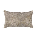 Canvello Naples Embroidered Pillow, Beige/Taupe-0