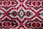 Canvello Pink Gray Handmade 16x24 Silk Velvet Pillow, Organic Veg Dyed, Down/Feather Filled