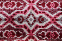 Canvello Pink Gray Handmade 16x24 Silk Velvet Pillow, Organic Veg Dyed, Down/Feather Filled
