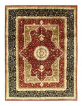 Canvello Red Silkroad Tabriz Design rug - 9' X 12'