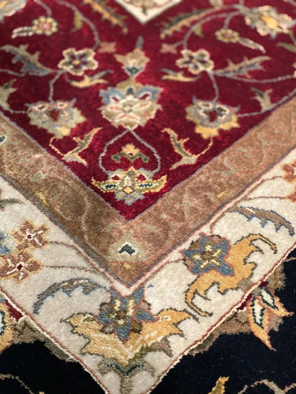 Canvello Red Silkroad Tabriz Design rug - 9' X 12'