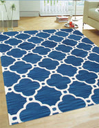 Canvello Transitional Hand-Tufted Lamb's Wool Area Rug- 4' X 6'