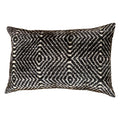 Canvello Turkish Hand Knotted Ikat Pillow - 16'' X 24''