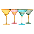 Crystal Martini Glasses Colored - Set of 4-0