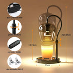 Candle Warmer Lamp Adjustable Height Dimmable Brightness
