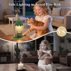 Flameless Candle Warmer Lamp With Adjustable Height