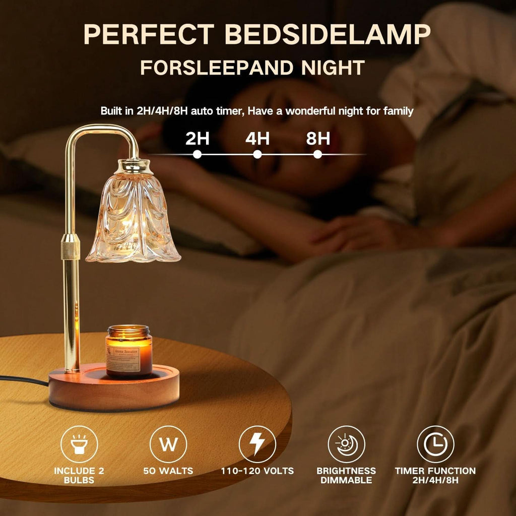 Electric Candle Warmer Lamp Timer Dimmer Deluxe Pro