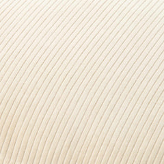 Ivory Scalloped Corduroy Throw Pillow