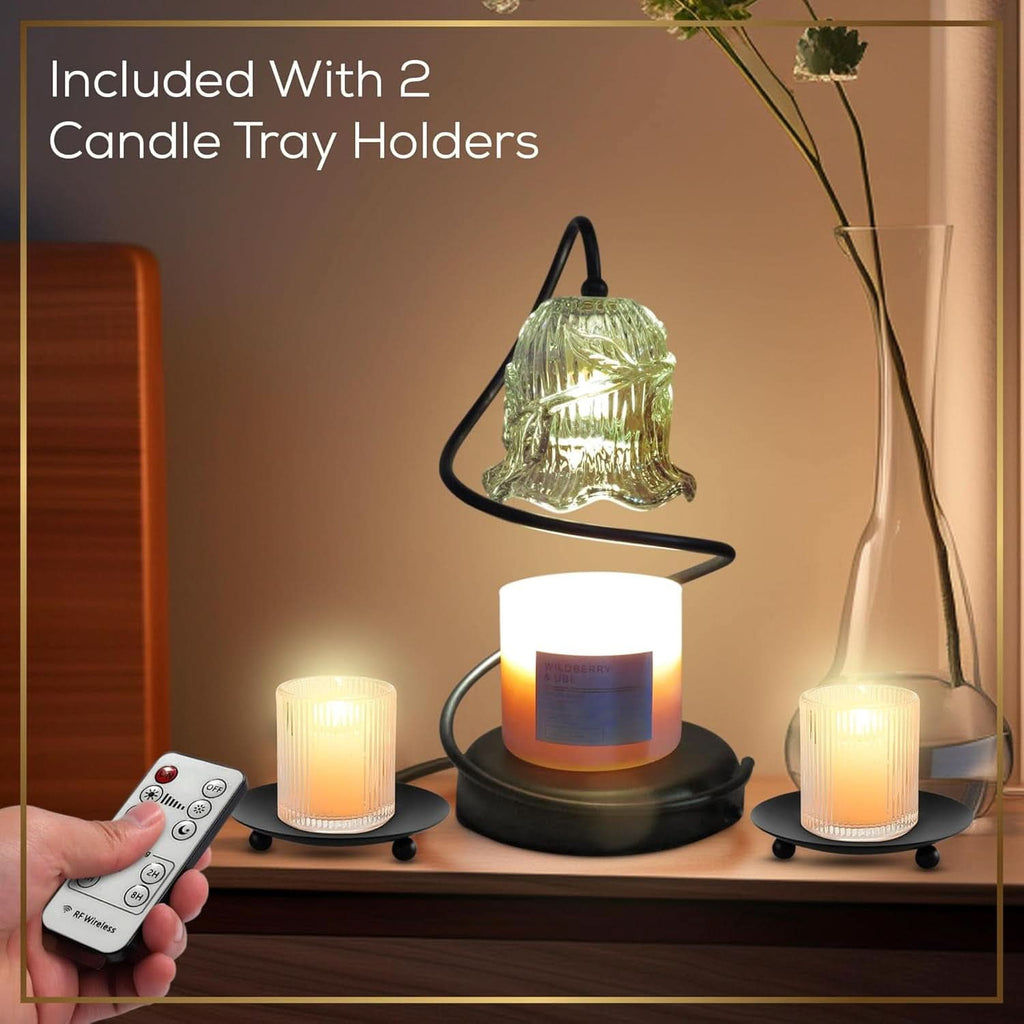 Candle Warmer Lamp With Integrated Wireless Remote